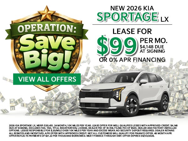 NEW 2026 KIA SPORTAGE LX